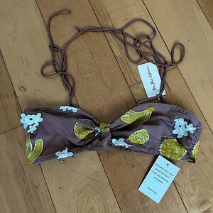 For Love and Lemons Lemon crop top